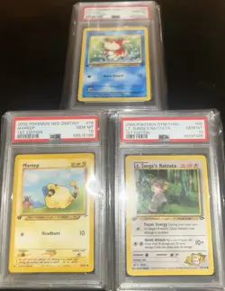 Pokemon Mixed Lot Of 3 Graded Cards , 1st Edition,Modern, Vintage, PSA 10’s - Image 2