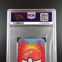 PSA 9 Pikachu Three of Clubs Graded Pokemon Mini Bicycle Card - Image 5