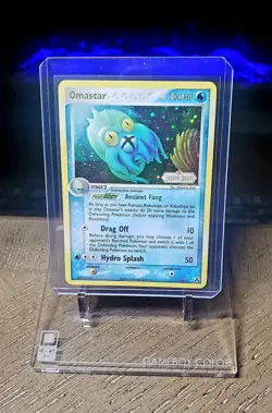 Pokemon EX Legend Maker STAMPED HOLO OMASTAR RARE 23/92 MINT!! BEAUTIFUL CARD!! - Image 1