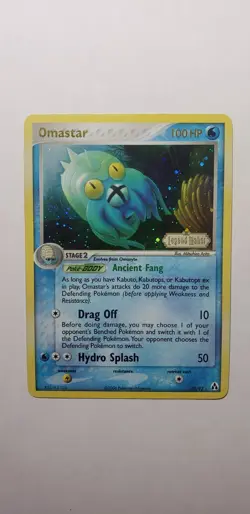 Pokemon EX Legend Maker STAMPED HOLO OMASTAR RARE 23/92 MINT!! BEAUTIFUL CARD!! - Image 5
