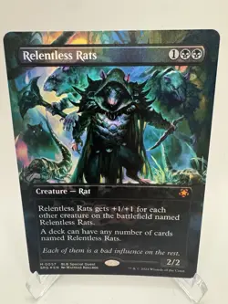 Relentless Rats (Borderless) #57 (NM) Special Guests SPG Magic MTG - Image 1