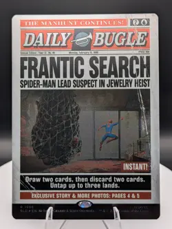 Frantic Search FOIL: Secret Lair Drop: Spider-Man MTG Daily Bugle (NM) - Image 1