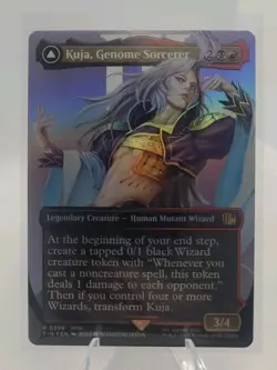 Kuja, Genome Sorcerer Borderless Foil MTG Final Fantasy #0399 NM - Image 1