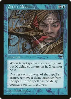 Ertai's Meddling NM/M Tempest Blue Instant Mtg Magic English Regular - Image 1