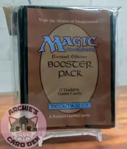 Magic the Gathering Sleeve Official Retro Revised Edition Booster Pack MTGS-249 - Image 1