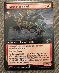 MTG Riders of the Mark Extended Art 0832 Lord of the Rings Magic the Gathering - Image 1
