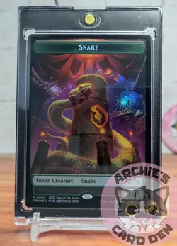 Magic The Gathering Snake Token Year of the Snake 2025 Promo NEARMINT - Image 1