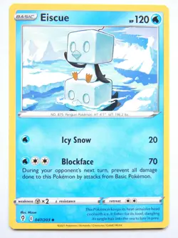 Eiscue 047/203 (NM, Pokemon Card, Evolving Skies, 2021, Water, Uncommon) - Image 1
