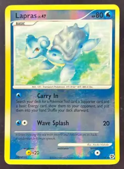 2008 Pokemon Diamond & Pearl Great Encounters Reverse Holos #21/106 Lapras - Image 1
