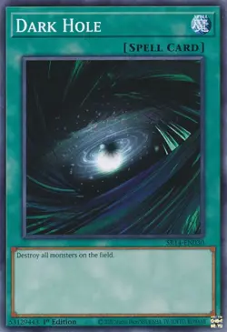 Yu-Gi-Oh! Dark Hole Common SR14-EN030 NM - Image 1
