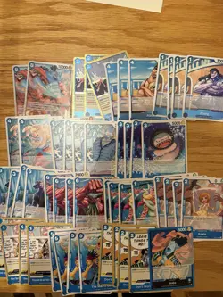 OP14 The Azure Sea's Seven Blue Jinbe Deck Bulk Lot - Image 1