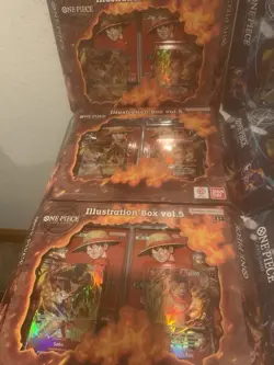 BANDAI ONE PIECE ILLUSTRATION BOX VOLUME 5 & 6 LOT(10) SEALED OP-13 PRB-02 🔥🔥 - Image 4