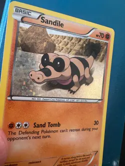 Sandile 8/12 2011 McDonald's Promo Pokemon TCG Card - Image 3