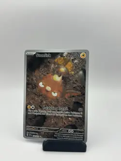 Pokemon TCG Surging Sparks Stunfisk Holo Illustration Card 202/191 IR - Image 1