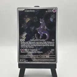 Pokemon TCG Scarlet & Violet Mewtwo SVP 052 Black Star Promo Card - Image 1