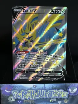 Pokemon Card Zacian V SWSH292 Sword & Shield Black Star Promo Near Mint - Image 1