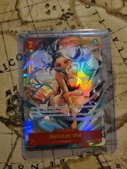 Bandai One Piece Card Game Nefeltari Vivi Character OP04-118 Holo 4000 Power - Image 4