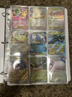 Pokemon Binder w/ 180 Pokemon TCG Trading Cards Collection - Image 1