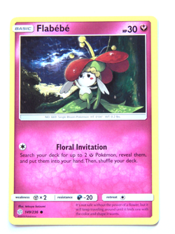 Flabebe 149/236 (NM, Pokemon Card, Cosmic Eclipse, 2019, Fairy, Common) - Image 1