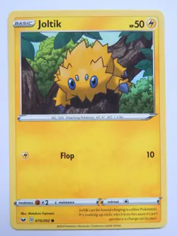 Joltik 070/202 (NM, Pokemon Card, Sword & Shield, 2020, Lightning, Common) - Image 1