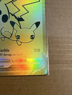 Pokemon Pikachu V SWSH145 Gold Holo TCG Promo Card UPC 25th Anniversary Sealed - Image 2