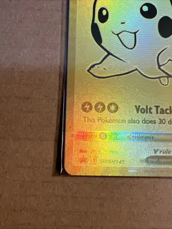 Pokemon Pikachu V SWSH145 Gold Holo TCG Promo Card UPC 25th Anniversary Sealed - Image 3