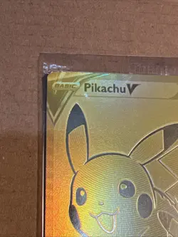 Pokemon Pikachu V SWSH145 Gold Holo TCG Promo Card UPC 25th Anniversary Sealed - Image 4