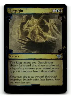 Ringsight (Showcase Scrolls) 671 Foil U Universes Beyond: The Lord of the Rings: - Image 1