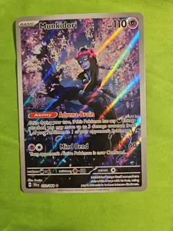 Munkidori 072/064 Shrouded Fable Illustration Rare Full Art Pokemon TCG NM/M - Image 3