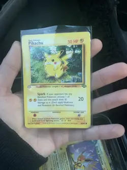 Pokemon TCG Pikachu Jungle 60/64 Regular 1st Edition Common - Image 1