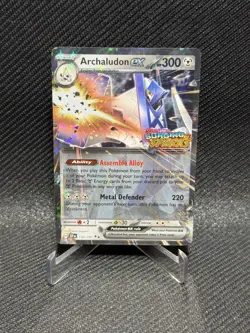 Pokemon TCG SV: Archaludon EX Box STAMPED promo - #130 - Surging Sparks Holo MNT - Image 1