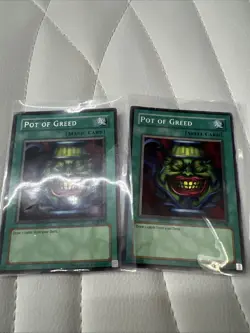 2x Pot of Greed (Rare, Unlimited, ) Yugioh - Image 1