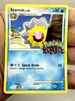 Starmie (5/16) | Pokemon TCG | Stamped Rumble Promo Card 2009 LP+ - Image 3