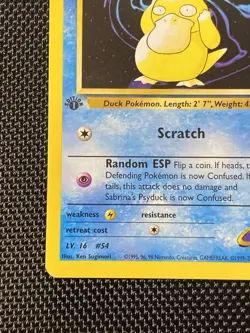 Sabrina's Psyduck 99/132 1st Edition Gym Challenge Common Pokemon Card LP/NM - Image 5