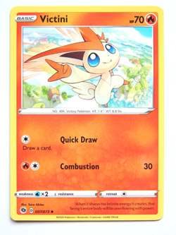 Victini 007/073 (NM, Pokemon Card, Champion's Path, 2020, Fire, Uncommon) - Image 1