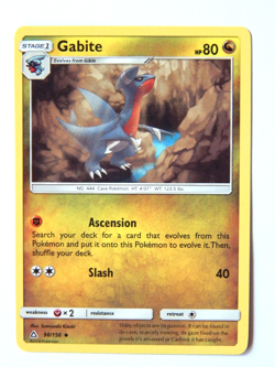 Gabite 98/156 NM Pokemon TCG Card Ultra Prism 2018 ENG Dragon Uncommon - Image 1