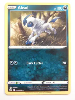Absol 038/073 (NM, Pokemon Card, Champion's Path, 2020, Darkness, Uncommon) - Image 1