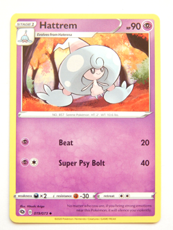 Hattrem 019/073 (NM, Pokemon Card, Champion's Path, 2020, Psychic, Uncommon) - Image 1