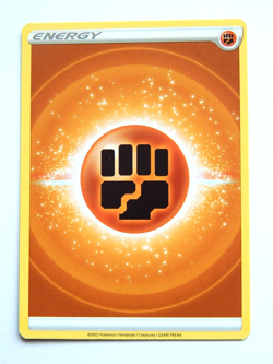Fighting Energy Unnumbered NM Pokemon Card Sword & Shield 2022 Common - Image 1