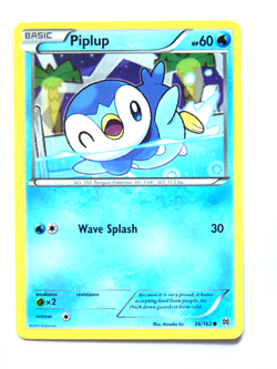 Piplup 36/162 (NM, Pokemon Card, XY BREAKthrough, 2015, Water, Common) - Image 1