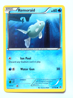 Remoraid 32/162 (LP, Pokemon Card, XY BREAKthrough, 2015, Water, Common) - Image 1