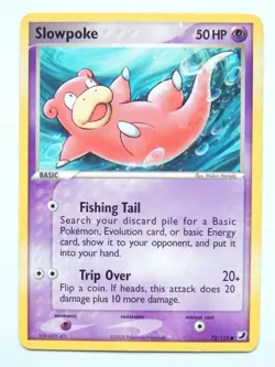 Slowpoke 72/115 (LP, Pokemon Card, EX Unseen Forces, 2005, Psychic, Common) - Image 1