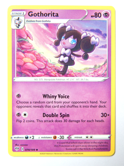 Gothorita 074/189 (NM, Pokemon Card, Darkness Ablaze, 2020, Psychic, Uncommon) - Image 1