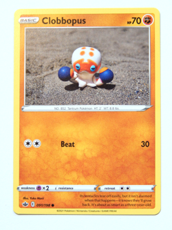 Clobbopus 091/198 (NM, Pokemon Card, Chilling Reign, Fighting, Common) - Image 1