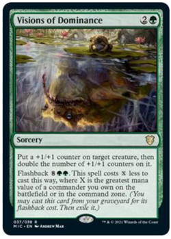 Visions of Dominance - Commander: Innistrad #37 RARE NM MAGIC CARD MTG TCGShack - Image 1