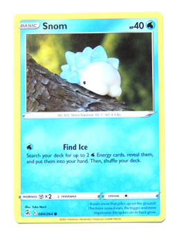 Snom 084/264 (NM, Pokemon Card, Fusion Strike, 2021, Water, Common) - Image 1
