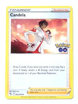 Candela 065/078 (NM, Pokemon Card, Pokemon Go, 2022, Supporter, Uncommon) - Image 1