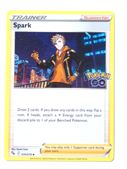 Spark 070/078 (NM, Pokemon Card, Pokemon Go, 2022, Supporter, Uncommon) - Image 1