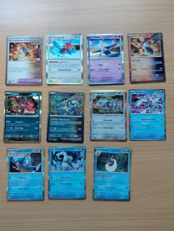 Pokemon Trading Card Game TCG Paradox Rift Holo Bundle Job Lot X 11 Cosmo Holos - Image 1