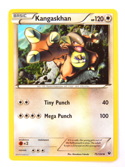 Kangaskhan 75/124 (NM, Pokemon Card, Fates Collide, 2016, Colorless, Uncommon) - Image 1